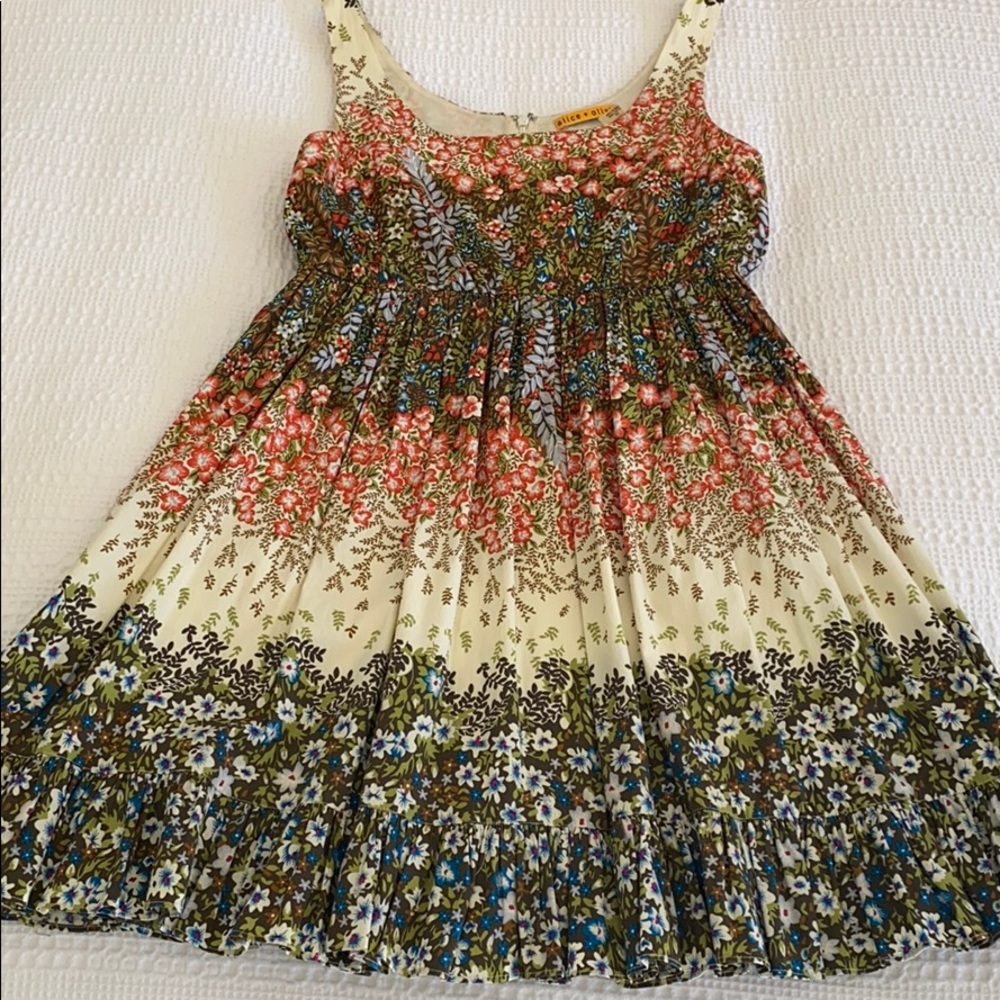 Alice + Olivia Floral Dress